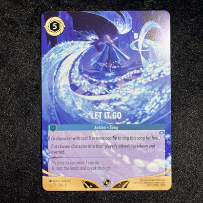 LET IT GO ( DISNEY LORCANA CHALLENGE ) 10 / C2 PROMO - LORCANA English0