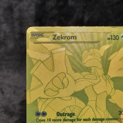 Pokémon TCG Zekrom (Secret Rare) 115/113 Legendary Treasures Holo Gold Full Art2
