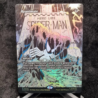 MTG Reanimate Foil Borderless Marvel's Spider-Man 2025 English0