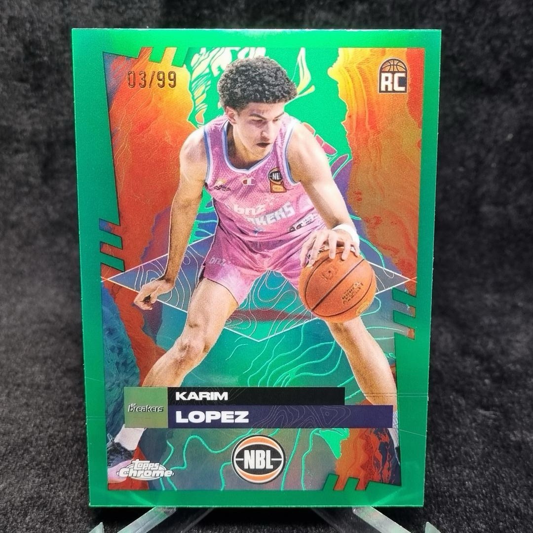 NBL Karim Lopez Rookie /99 Topps Chrome Green #510