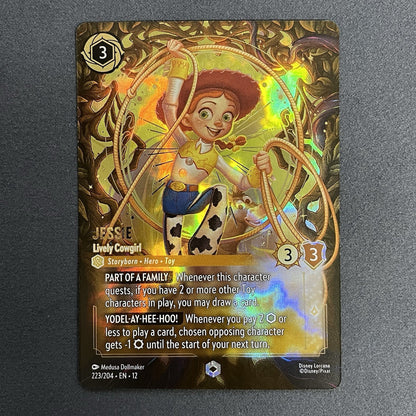 Disney Lorcana Wilds Unknown - Jessie - Lively Cowgirl 223/204 (Enchanted)0