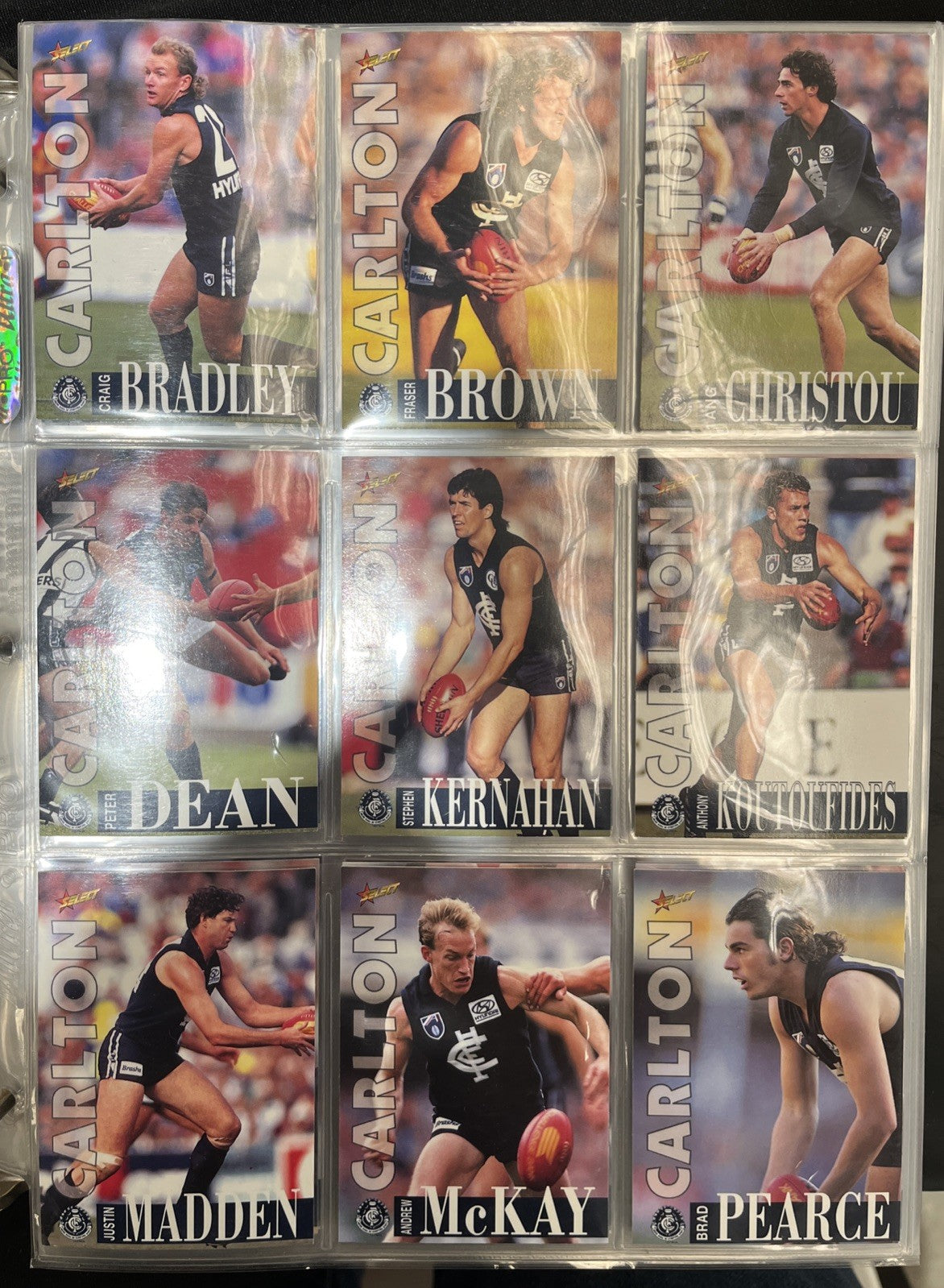1996 Select AFL Series 1 & 2 Complete Set 1-400 In Folder0