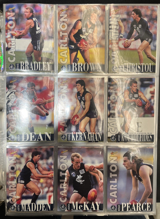 1996 Select AFL Series 1 & 2 Complete Set 1-400 In Folder0