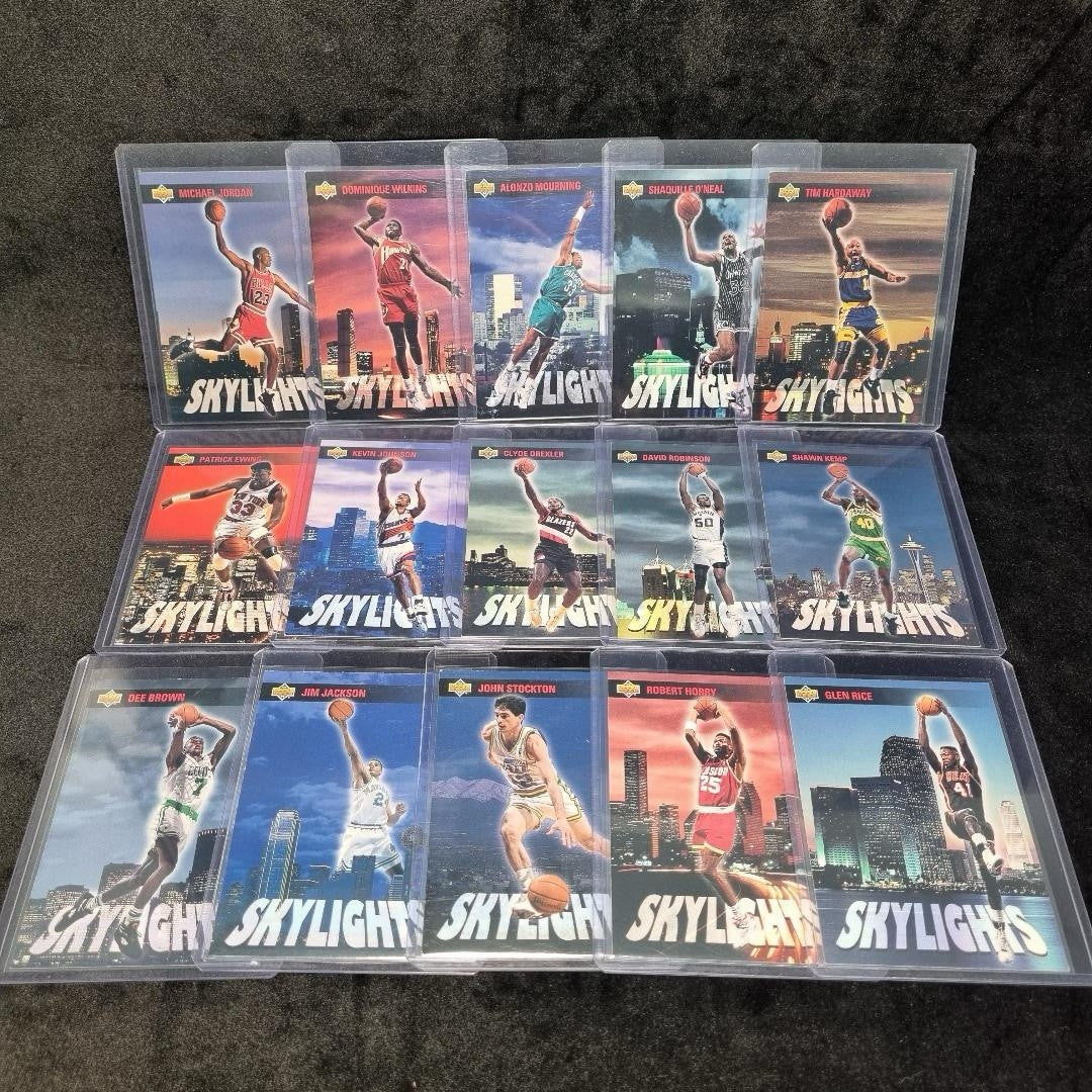 NBA 1993-94 Upper Deck - Skylights Full Set 1-15 Michael Jordan0