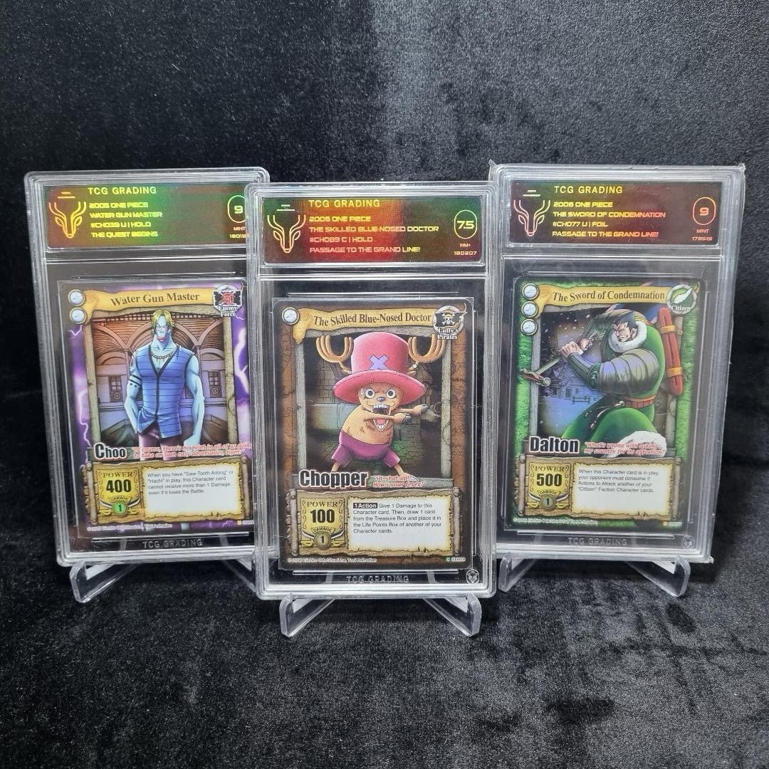 2006 One Piece Graded Foil/ Base Lot X 10 TCG 2