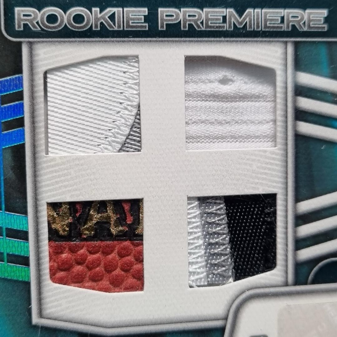 NFL Jalen Carter 2023 Panini Sealed Absolute Rookie Premiere Quad Patch Auto /492