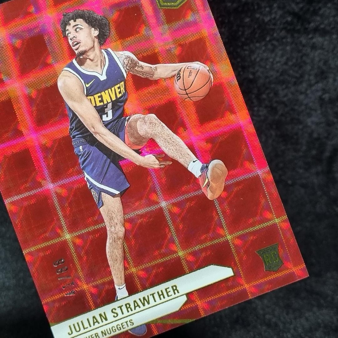 2023 Donruss Elite Julian Strawther RC Hyper Red International Rookie /88 #2202