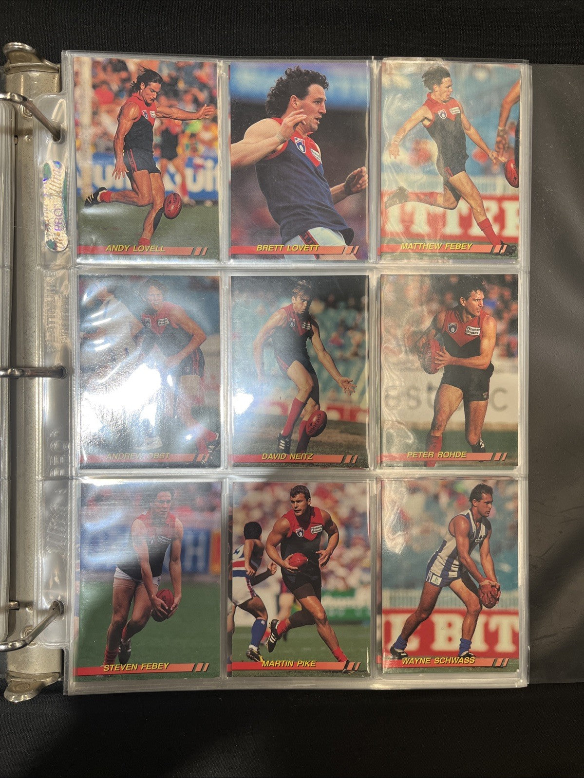 1994 Select AFL Complete Set 1-200 In Folder4