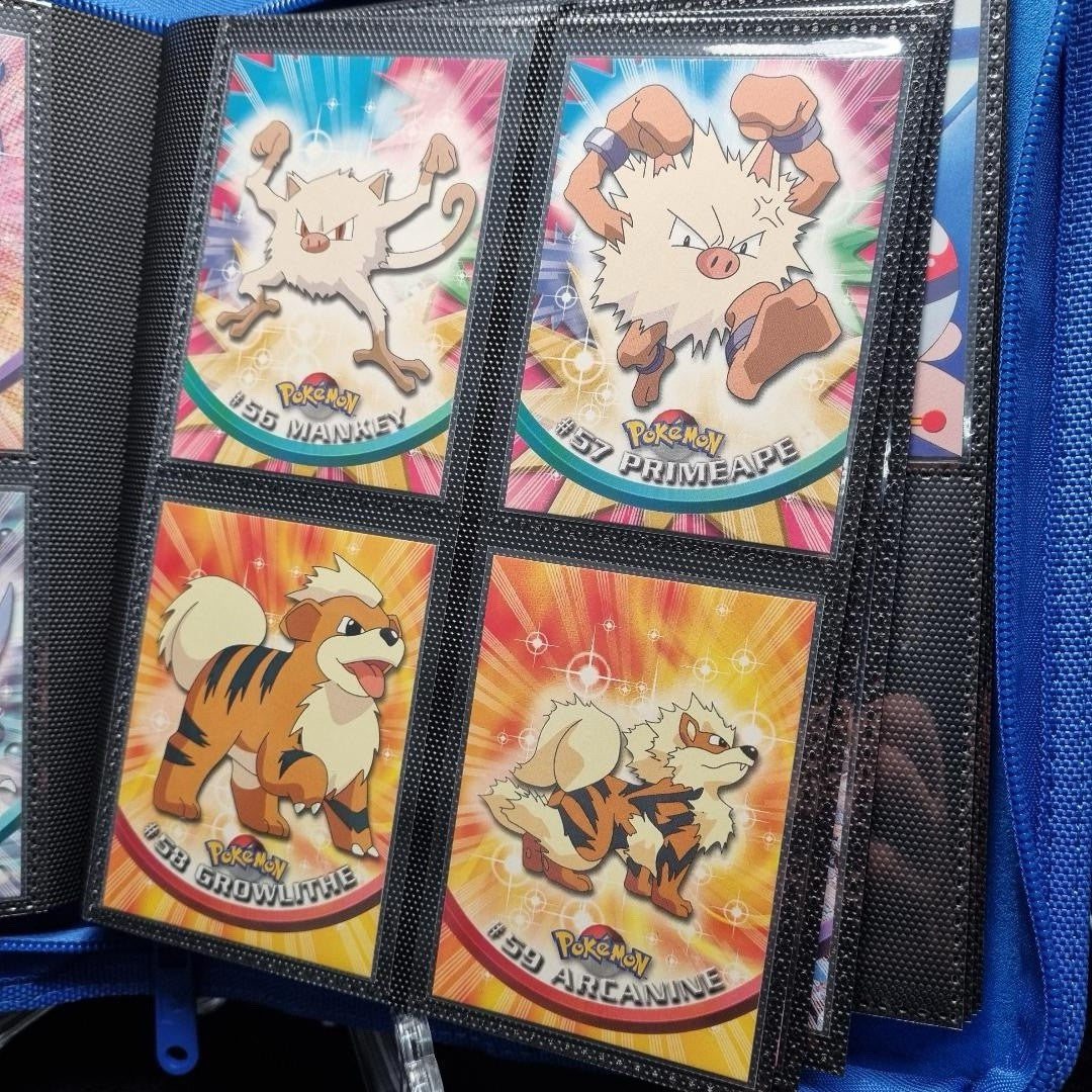 Pokémon Topps Series Almost Complete NM Set English TCG 1999 In New Binder7