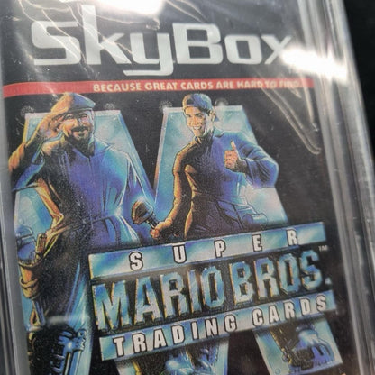 1993 Super Mario Bros Skybox Trading Cards Sealed Pack TCG 8.5 Foil2