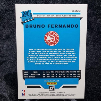 2019/2020 NBA Bruno Fernando Rookie Gold /10 Donruss Panini1