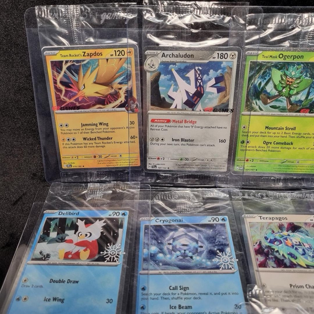 Pokémon Huge Sealed Stamped Promo Bundle X 11 EB Games, Winter 2023 - 20251
