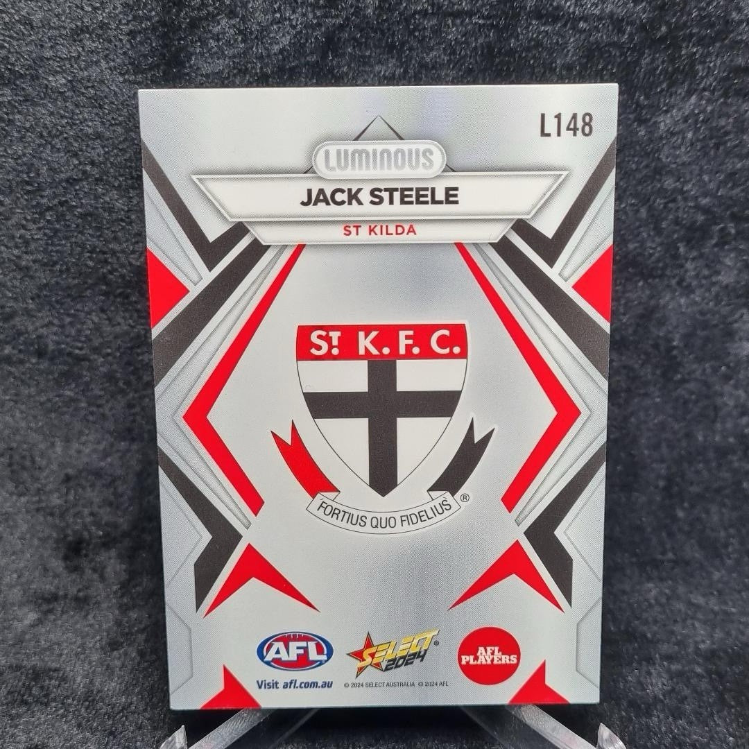 AFL Jack Steele Hand Signed Autograph Card Select 2024 St Kilda1
