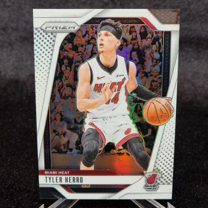 NBA 2024-25 Tyler Herro 1/175 Panini White Prizm #98 First Print Numbered0