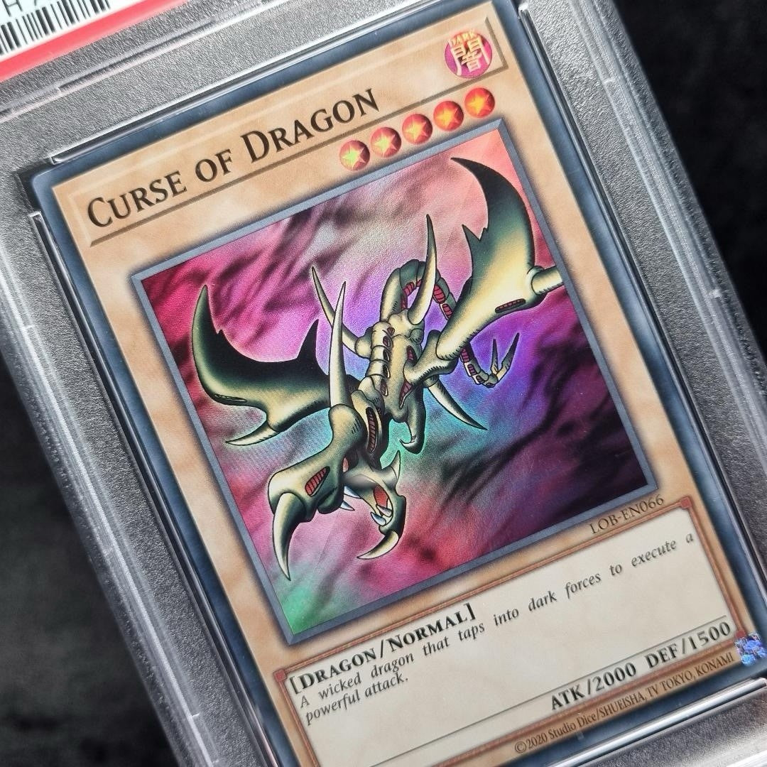Yu-Gi-Oh! LOB 25th Anniversary Edition Curse of Dragon #EN066 PSA 9 MINT 20232