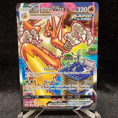 Blaziken VMAX (Alternate Art Secret) 201/198 Sword & Shield  Chilling Reign Holo0