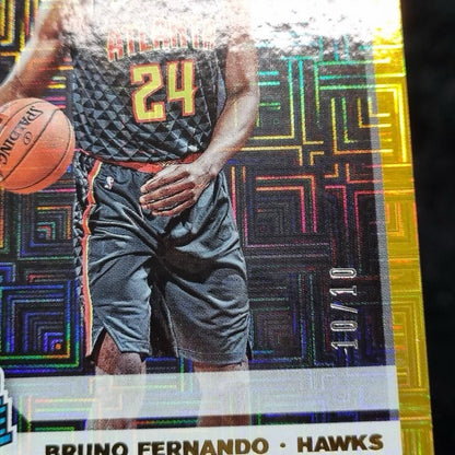 2019/2020 NBA Bruno Fernando Rookie Gold /10 Donruss Panini2