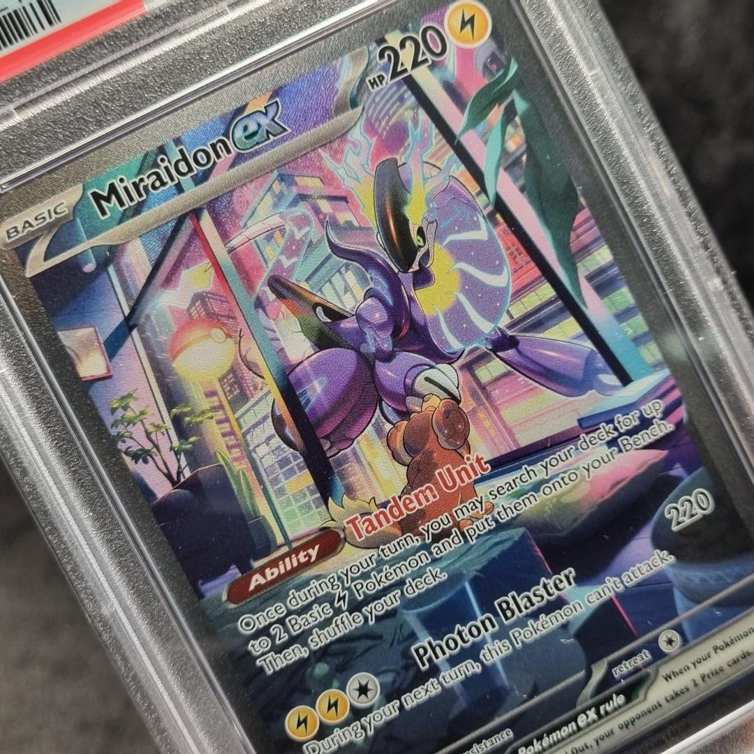 Pokémon Miraidon EX PSA 10 SIR 244/198 Scarlet & Violet Base Set English TCG2