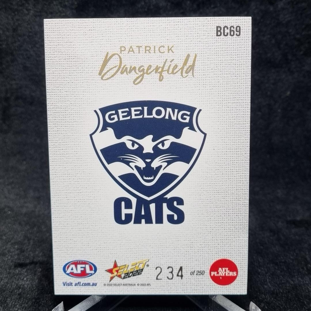 AFL Patrick Dangerfield Footy Stars Blank Canvas 2022 Geelong Cats BC69 /2501
