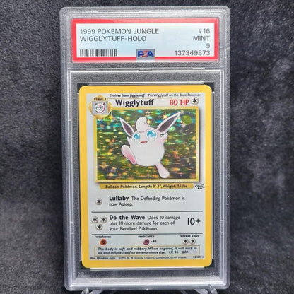 Pokemon Wigglytuff Holo PSA 9 Jungle #16 Vintage WOTC Unlimited TCG English0