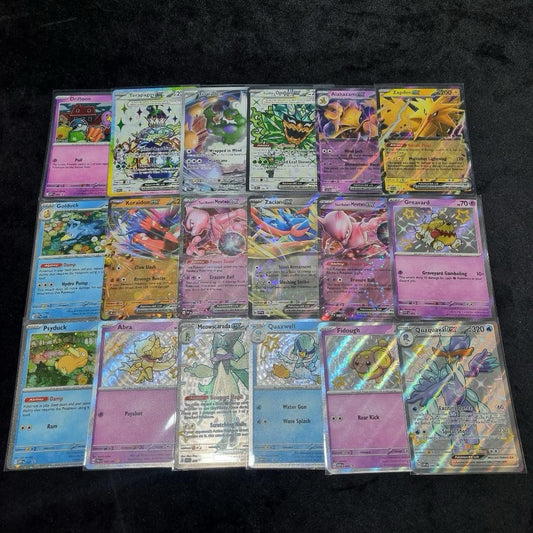 Pokémon SVP Black Star Promo Card Lot X 18 TCG0