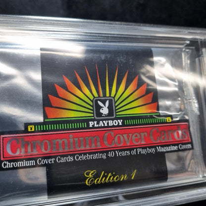 1995 Playboy Chromium Cover Cards Foil Pack 1st Edition TCG 8 Graded Pack2