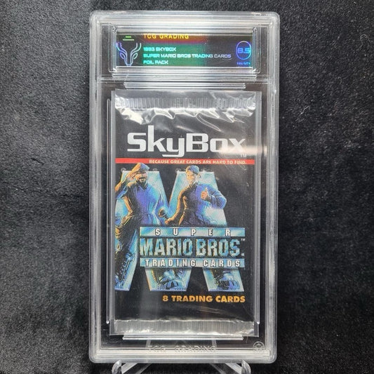 1993 Super Mario Bros Skybox Trading Cards Sealed Pack TCG 8.5 Foil0