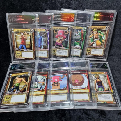 2006 One Piece Graded Foil/ Base Lot X 10 TCG 0