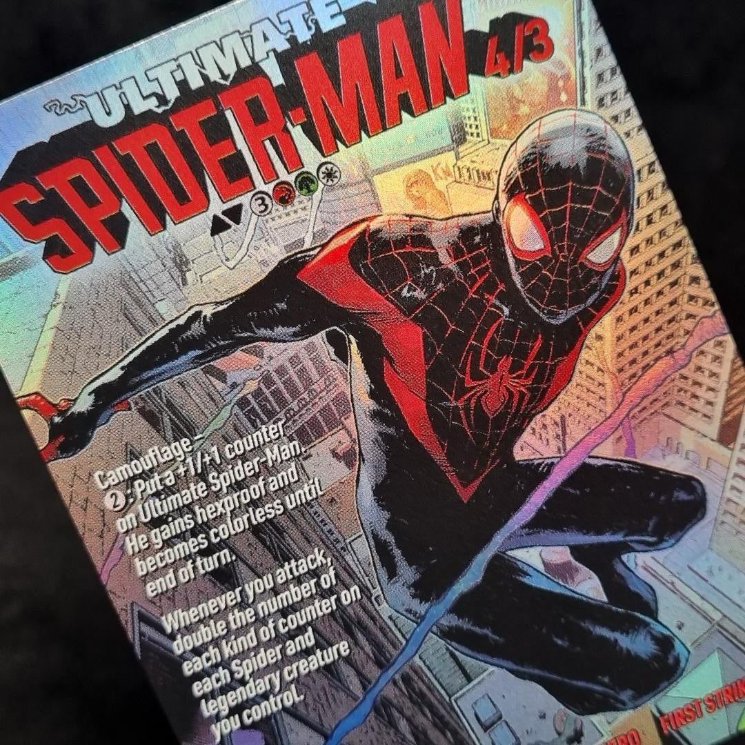 Magic The Gathering: Miles Morales / Ultimate Spiderman - BORDERLESS FOIL 20252