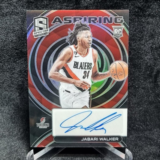 2022-23 Panini Spectra Basketball Aspiring Rookie Jabari Walker Auto RC /990