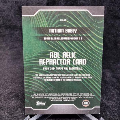 NBL Nathan Sobey Tops Chrome Game-used Memorabilia SE Melbourne Phoenix 20251