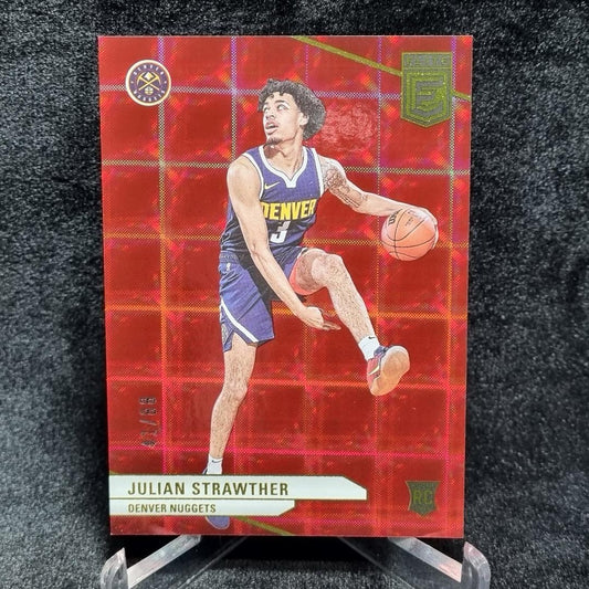 2023 Donruss Elite Julian Strawther RC Hyper Red International Rookie /88 #2200