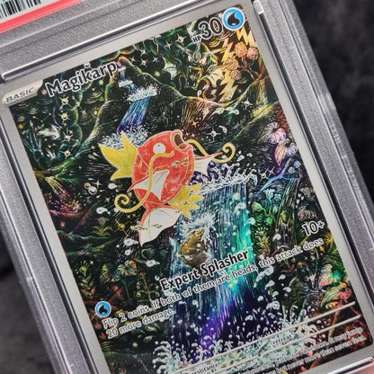 Pokémon Magikarp 203/193 Illustration Rare PSA 9 Paldea Evolved TCG English2