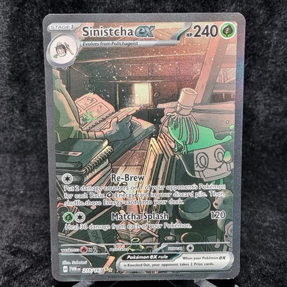 Pokémon Sinistcha Ex 210/167 Twilight Masquerade SIR TCG English 20240