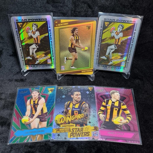 AFL Hawthorn Hawks Insert/ Numbered Card Lot X 6 Trading Cards0
