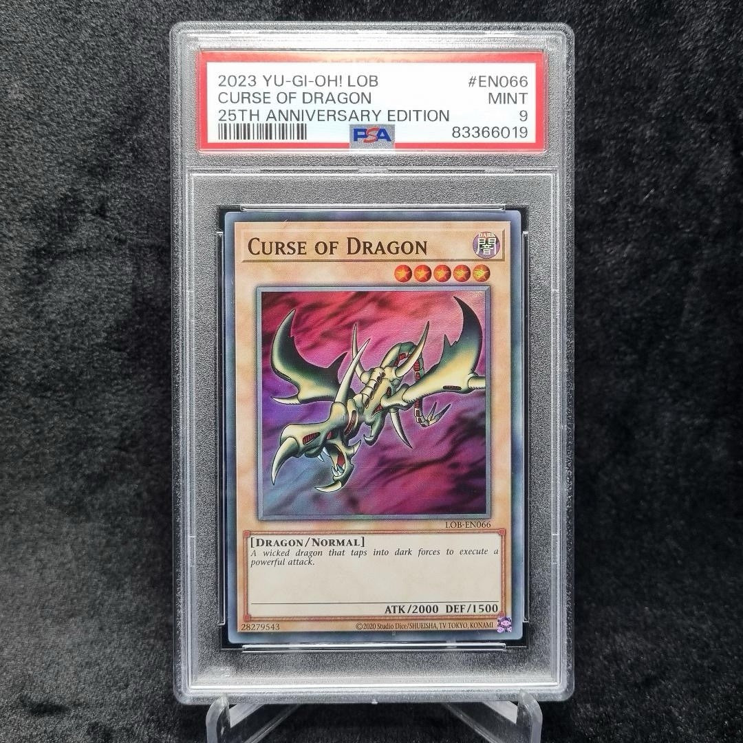 Yu-Gi-Oh! LOB 25th Anniversary Edition Curse of Dragon #EN066 PSA 9 MINT 20230