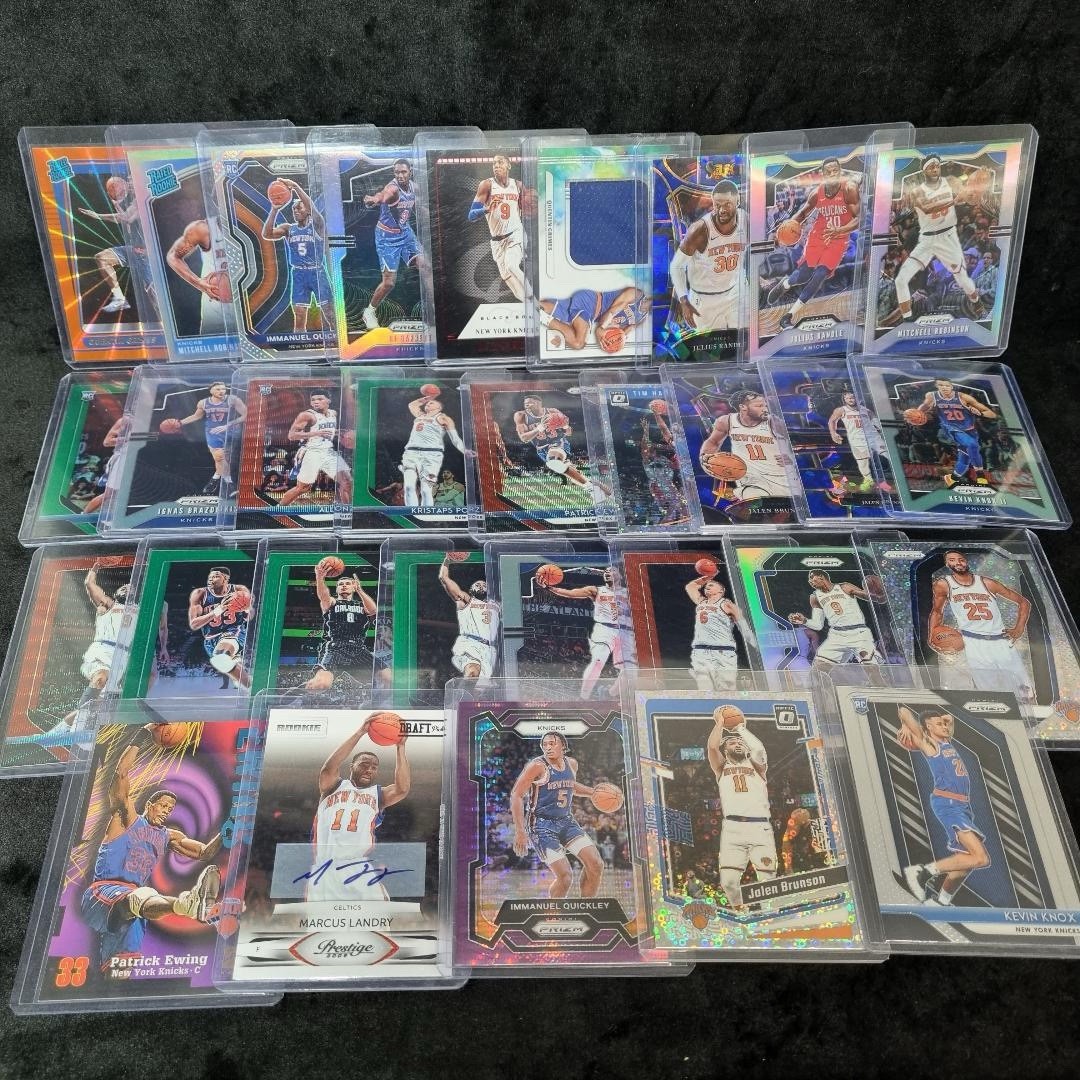 NBA New York Knicks MASSIVE Numbered/Rookie/Auto/Insert Card Lot X 31 1997-20250