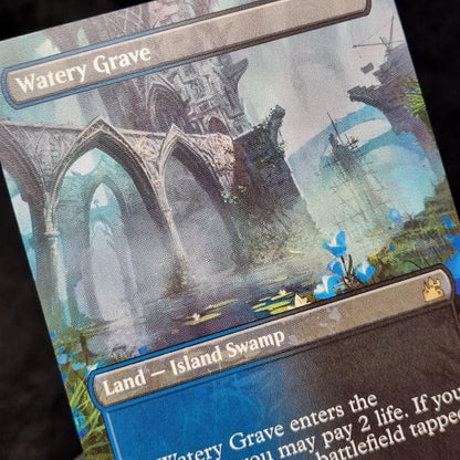 MTG Watery Grave (Borderless) R Ravnica Remastered 301 2024 English2
