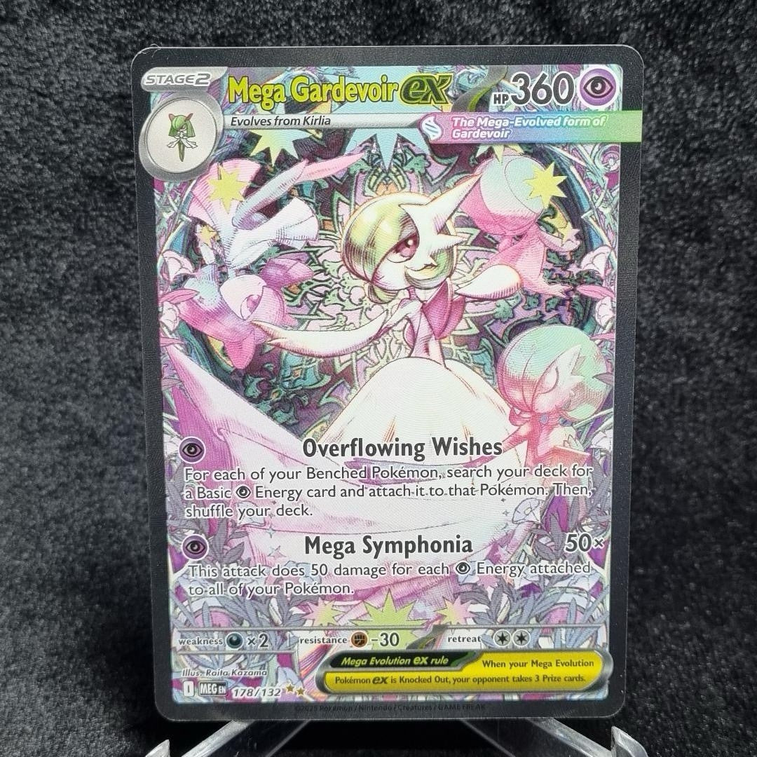 Pokemon Mega Gardevoir ex 178/132 Mega Evolution Special Illus Rare English TCG0