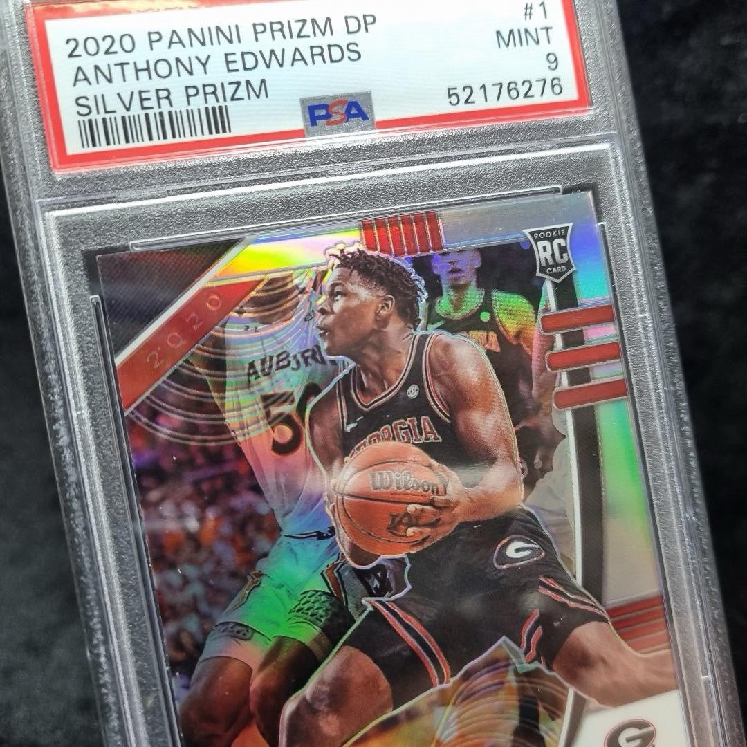 NBA 2020 Anthony Edwards Rookie Silver Draft Picks PRIZM #1 Panini PSA 92