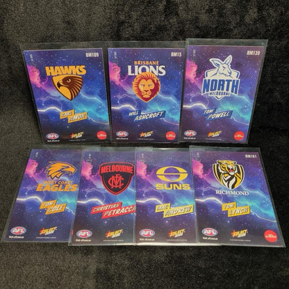 AFL Select 2025 BOOM Inserts /360 TCG Card Lot X 7 Aussie Rules Inserts1