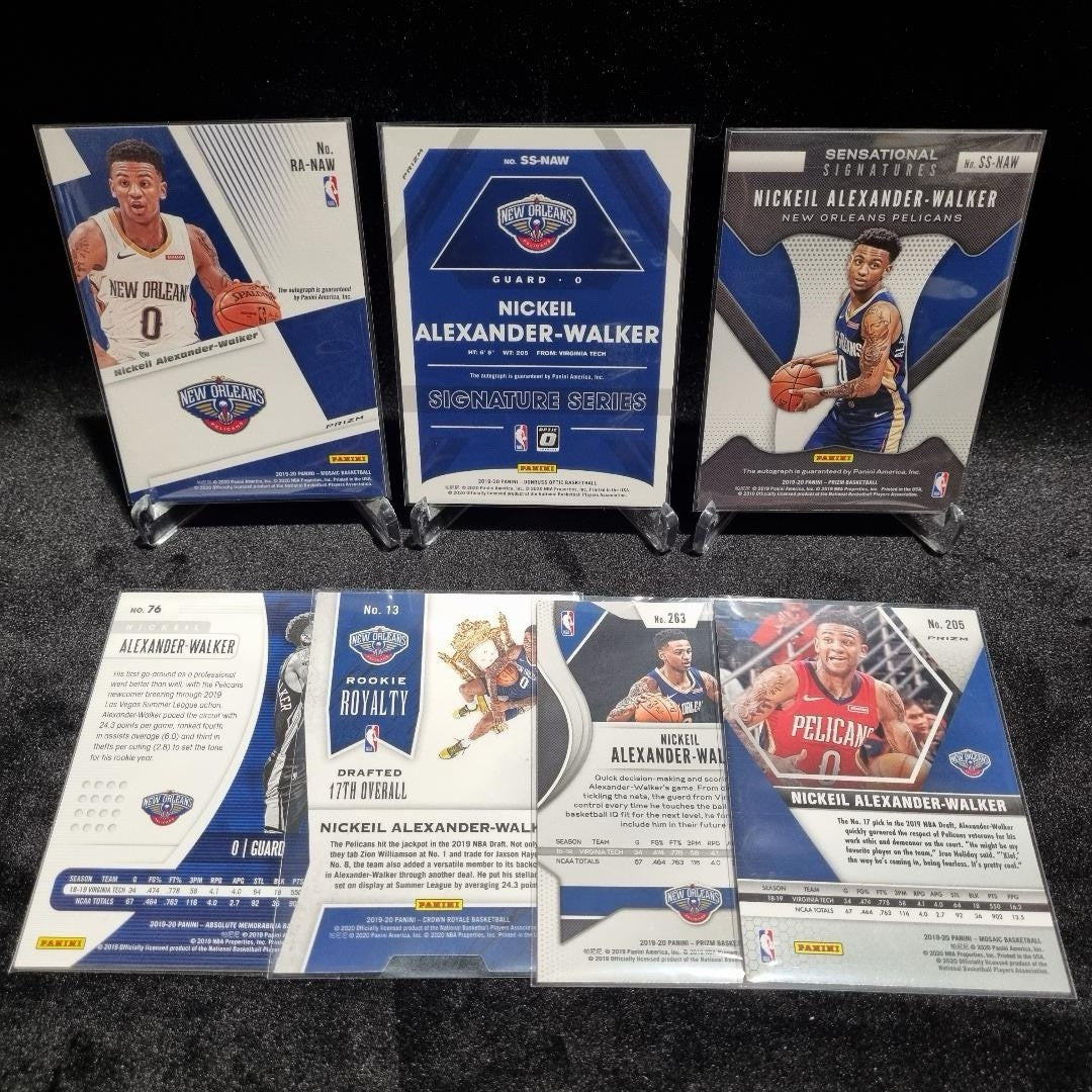 NBA Nickeil Alexander-Walker Rookie Bundle 2019-20 Autograph, DieCut & Numbered 1