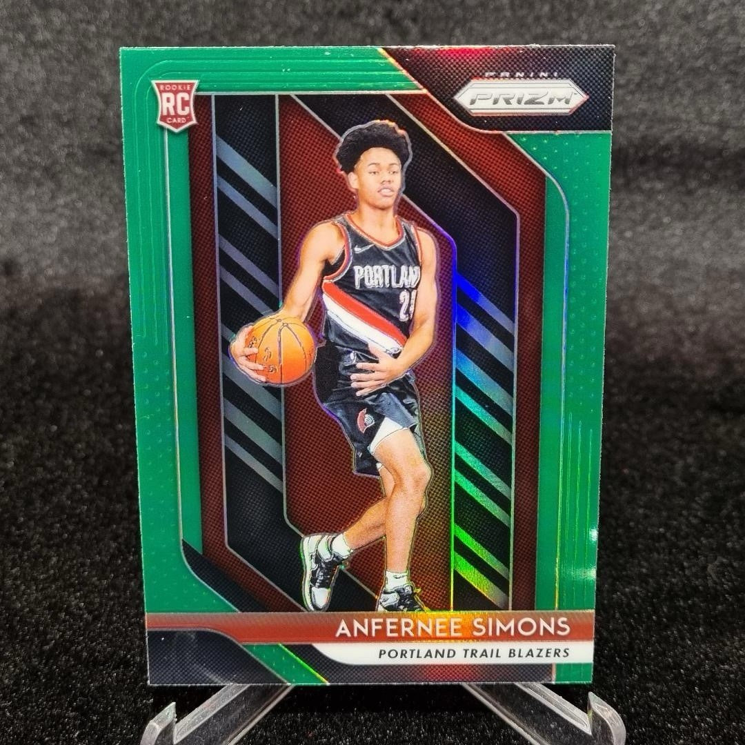 2018-19 Panini Prizm Anfernee Simons Rookie Green NBA0