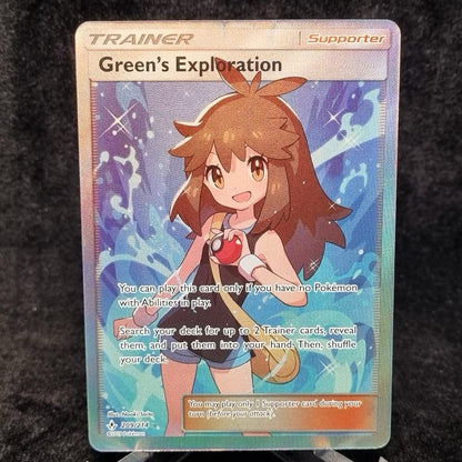 Pokémon Green's Exploration Full Art Trainer 2019 TCG English 209/2140