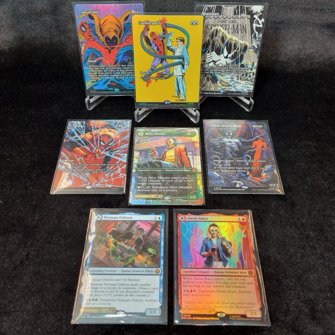 Spider-Man MTG Rare / Art Work Card Lot X 8 English 2025 WOTC0