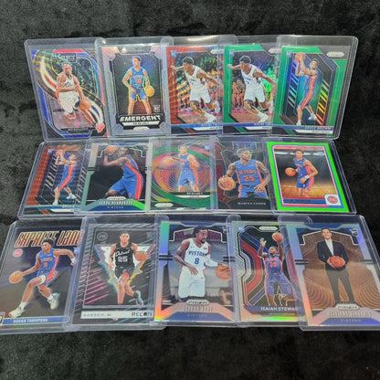 NBA Detroit Pistons MASSIVE Numbered/Rookie/Patch/Insert Card Lot X 33 2008-20251