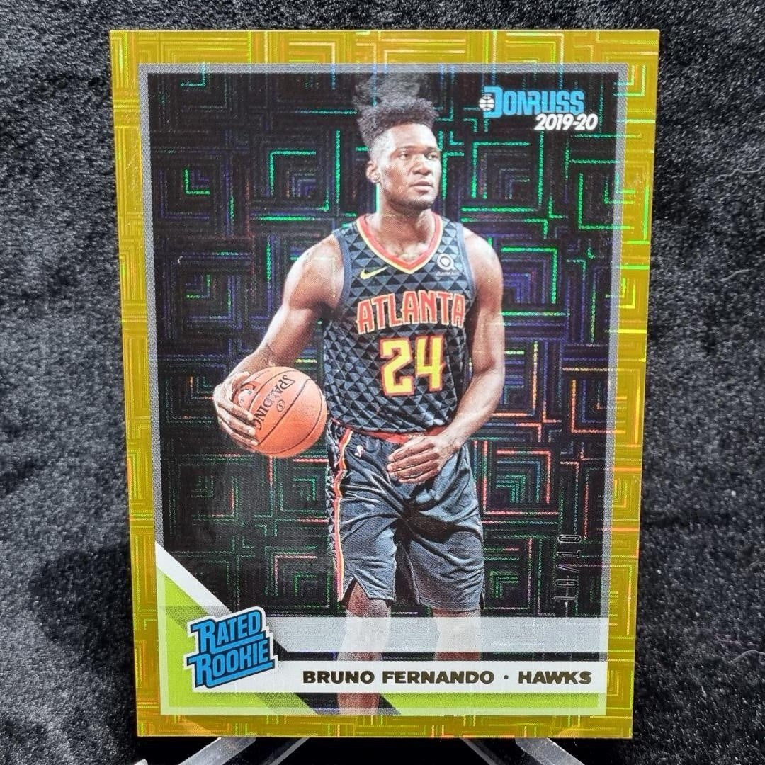 2019/2020 NBA Bruno Fernando Rookie Gold /10 Donruss Panini0
