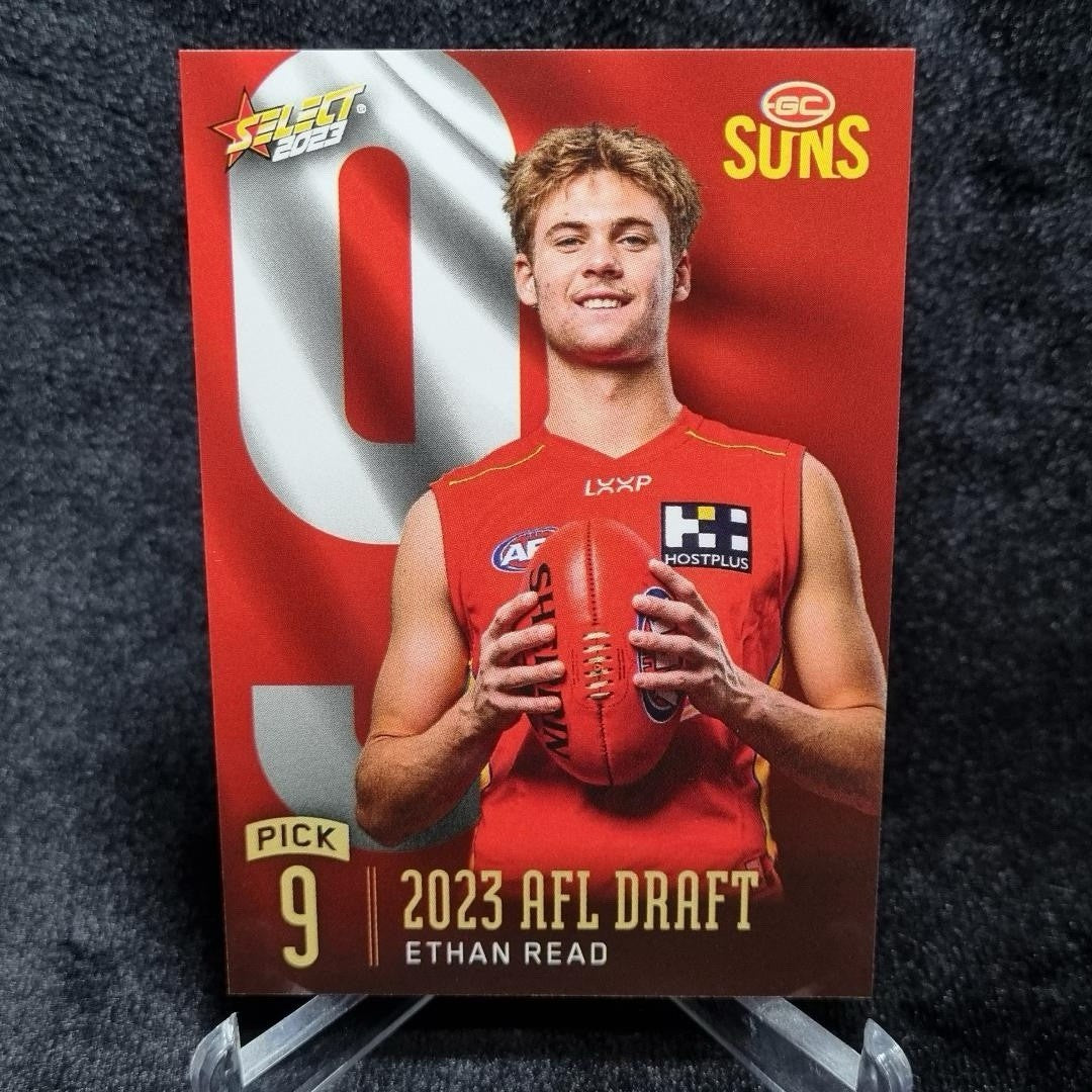 AFL 2023 Ethan Read Draft Pick #9 /267 Select Gold Coast Suns0