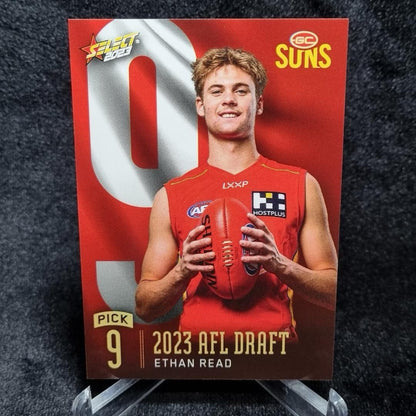 AFL 2023 Ethan Read Draft Pick #9 /267 Select Gold Coast Suns0
