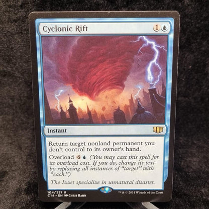 Magic The Gathering: Cyclonic Rift Rare C14 2014 104/ 337 Chris Ran Blue Instant0